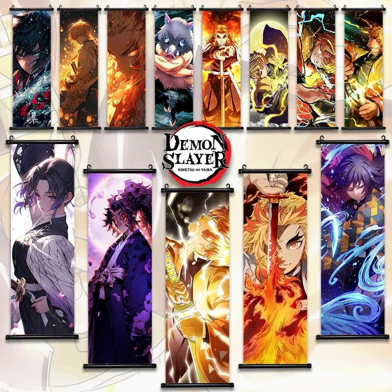 Toile Canvas Déroulante Demon Slayer