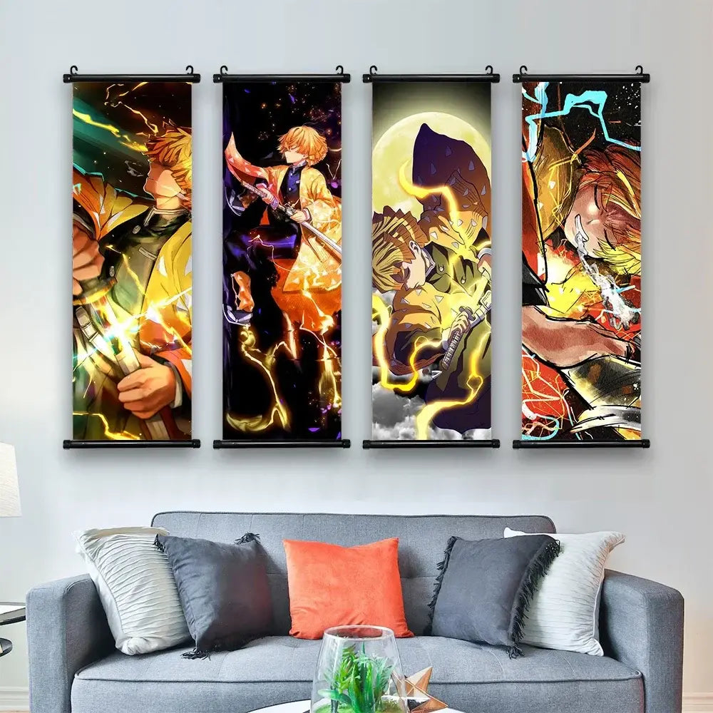 Toile Canvas Déroulante Demon Slayer