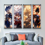 Toile Canvas Déroulante Goku & Vegeta Dragon Ball Z