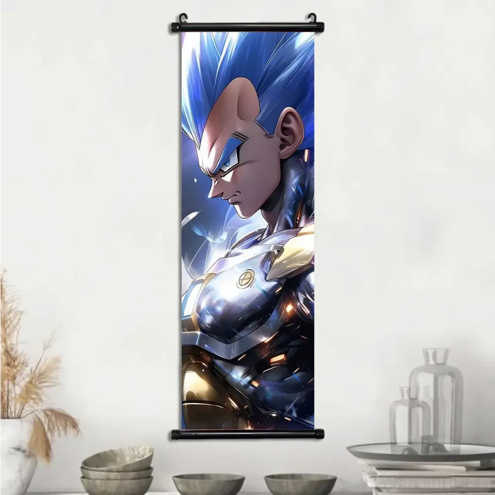 Toile Canvas Déroulante Goku & Vegeta Dragon Ball Z