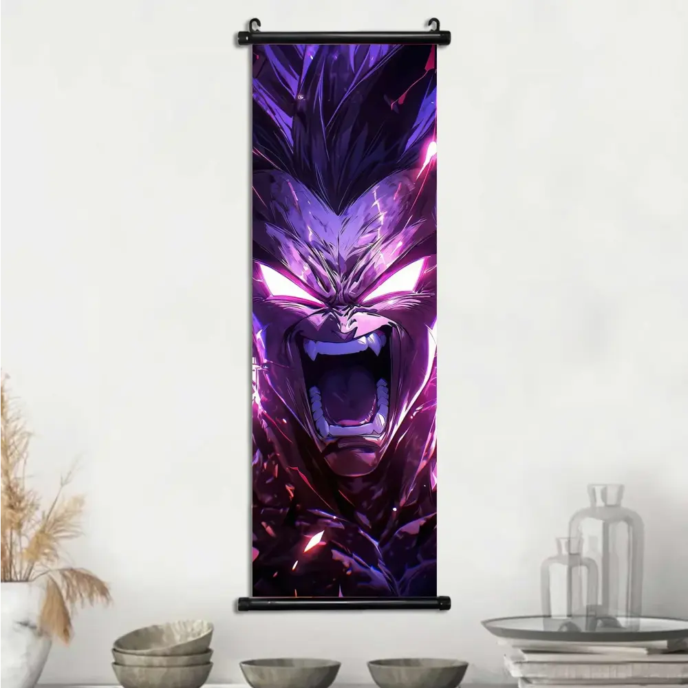 Toile Canvas Déroulante Goku & Vegeta Dragon Ball Z