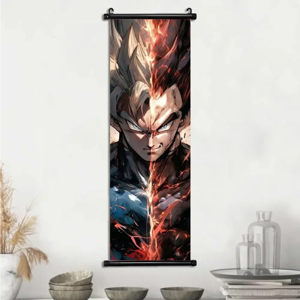 Toile Canvas Déroulante Goku & Vegeta Dragon Ball Z