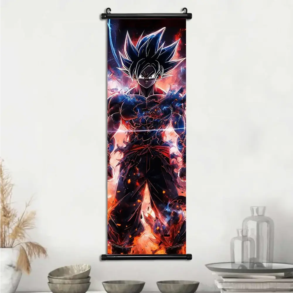 Toile Canvas Déroulante Goku & Vegeta Dragon Ball Z