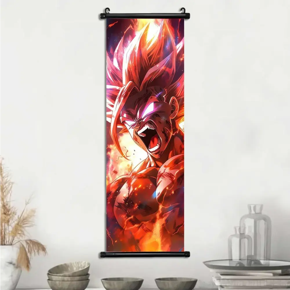 Toile Canvas Déroulante Goku & Vegeta Dragon Ball Z