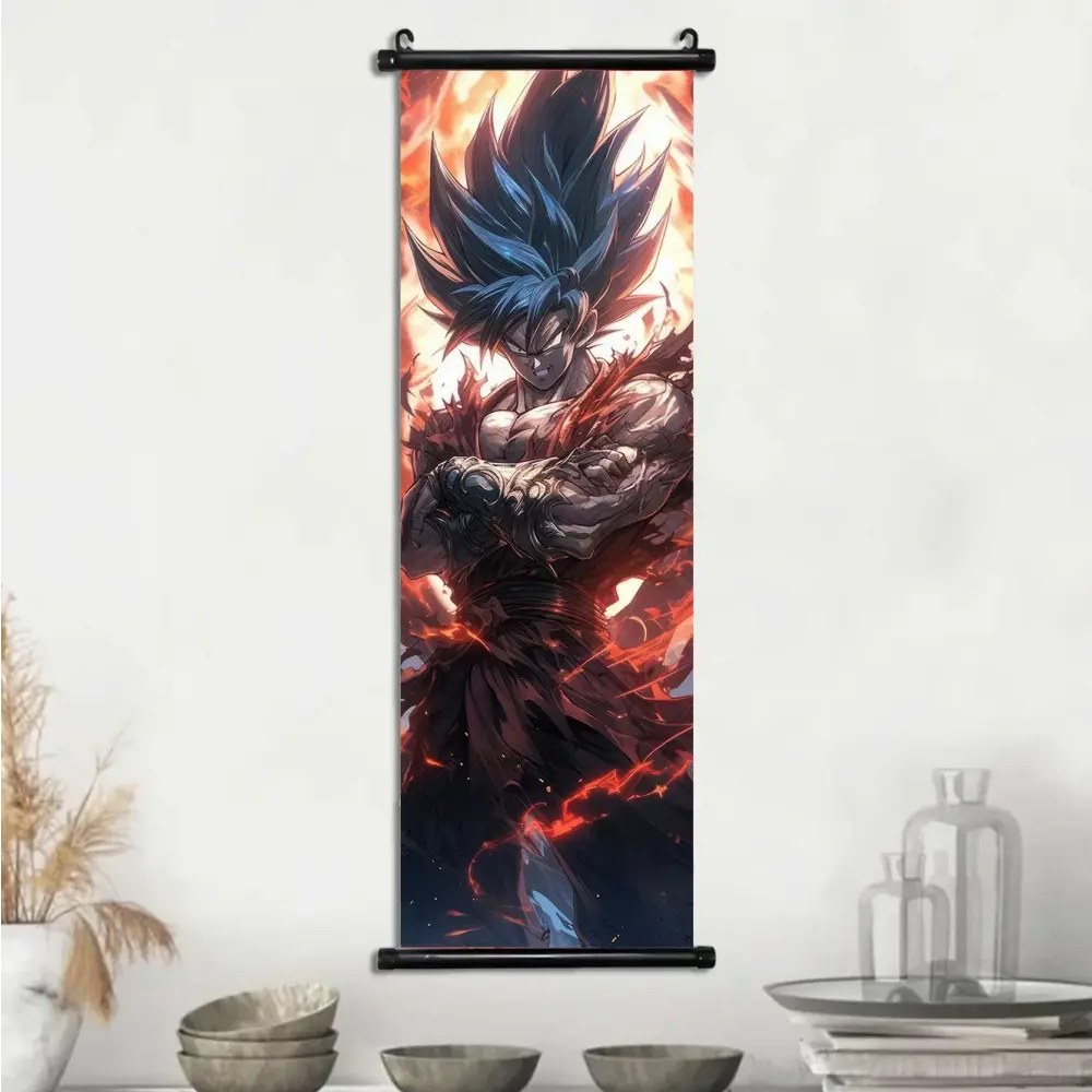Toile Canvas Déroulante Goku & Vegeta Dragon Ball Z