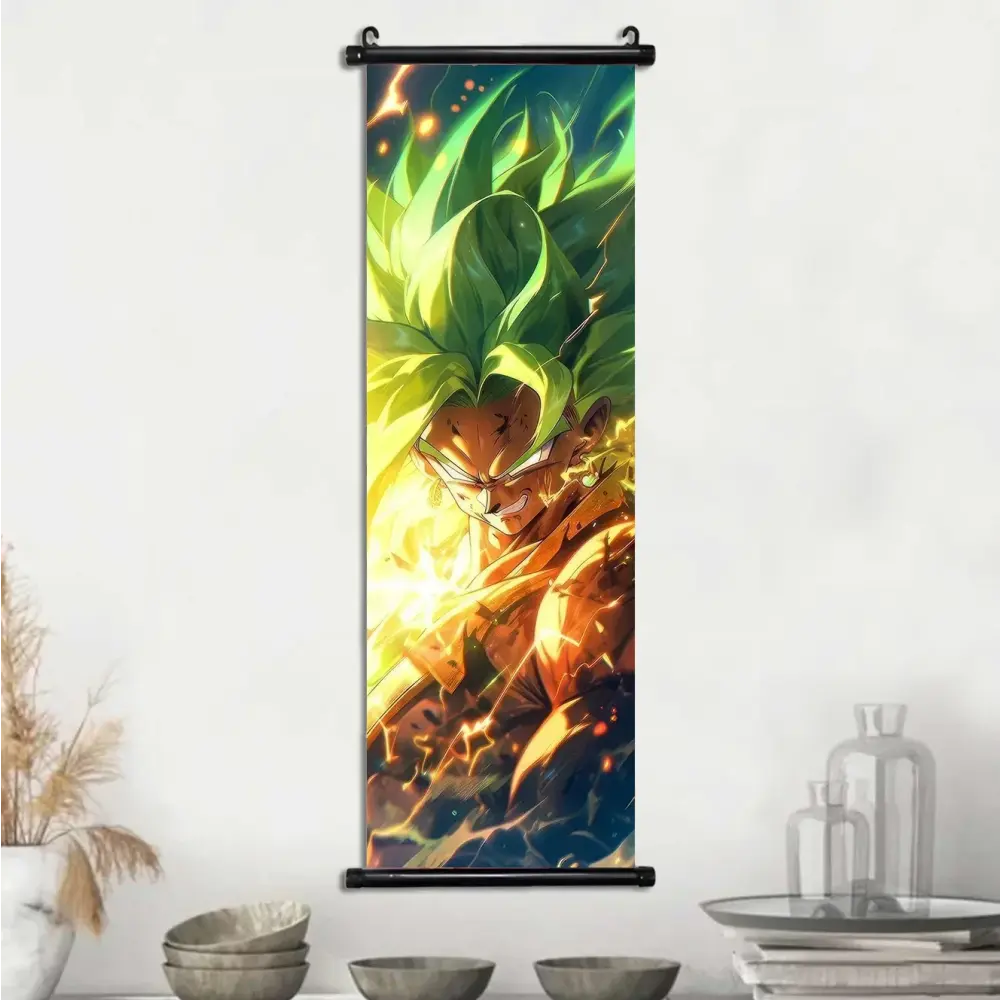 Toile Canvas Déroulante Goku & Vegeta Dragon Ball Z