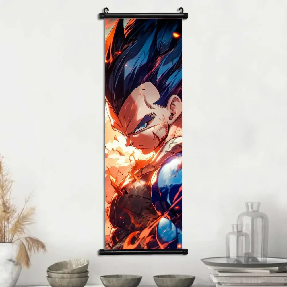 Toile Canvas Déroulante Goku & Vegeta Dragon Ball Z