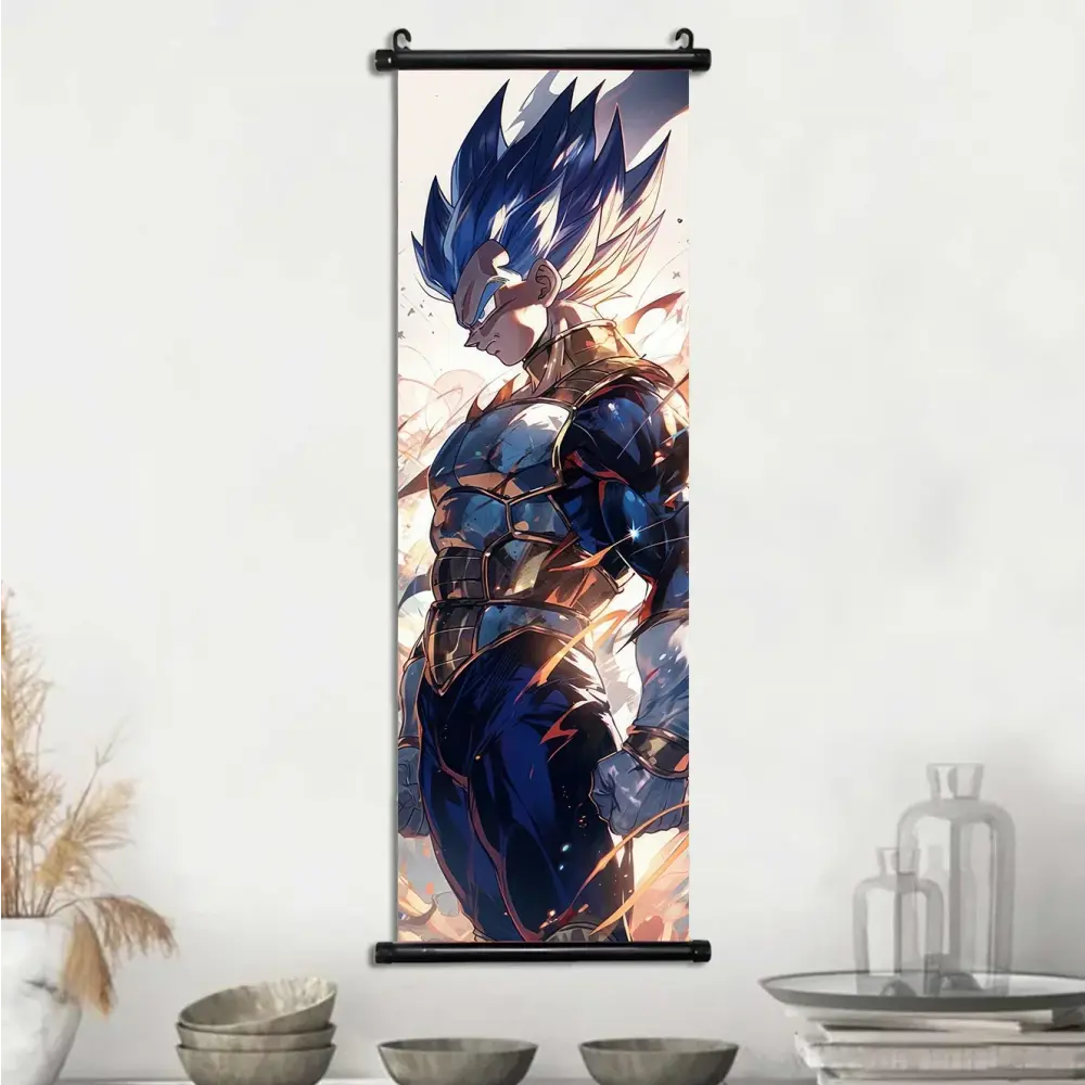 Toile Canvas Déroulante Goku & Vegeta Dragon Ball Z