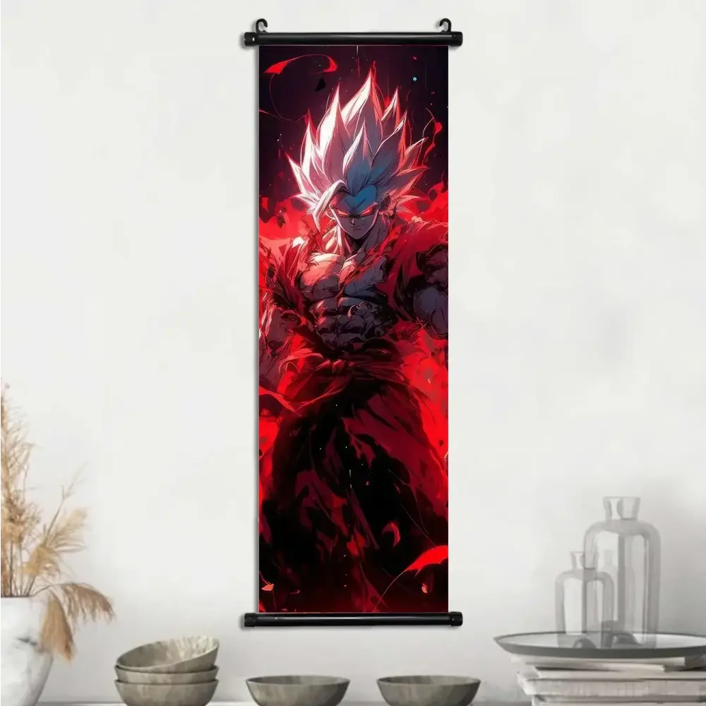 Toile Canvas Déroulante Goku & Vegeta Dragon Ball Z