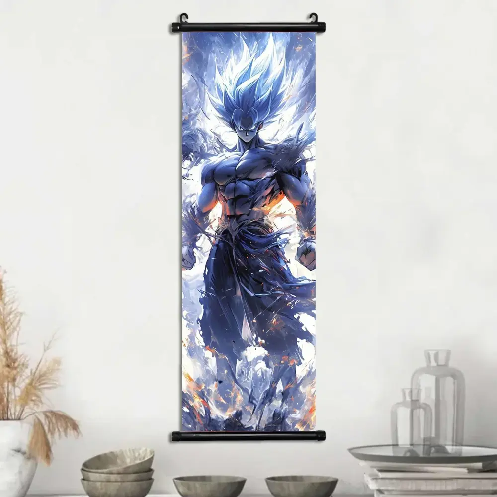 Toile Canvas Déroulante Goku & Vegeta Dragon Ball Z