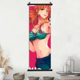 Toile Canvas Déroulante Nami, Boa Hancock & Yamato One Piece