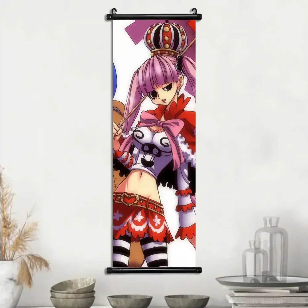 Toile Canvas Déroulante Nami, Boa Hancock & Yamato One Piece