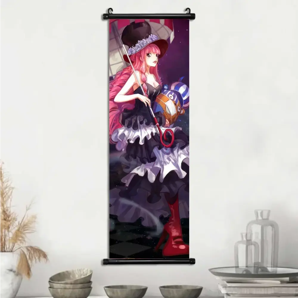 Toile Canvas Déroulante Nami, Boa Hancock & Yamato One Piece
