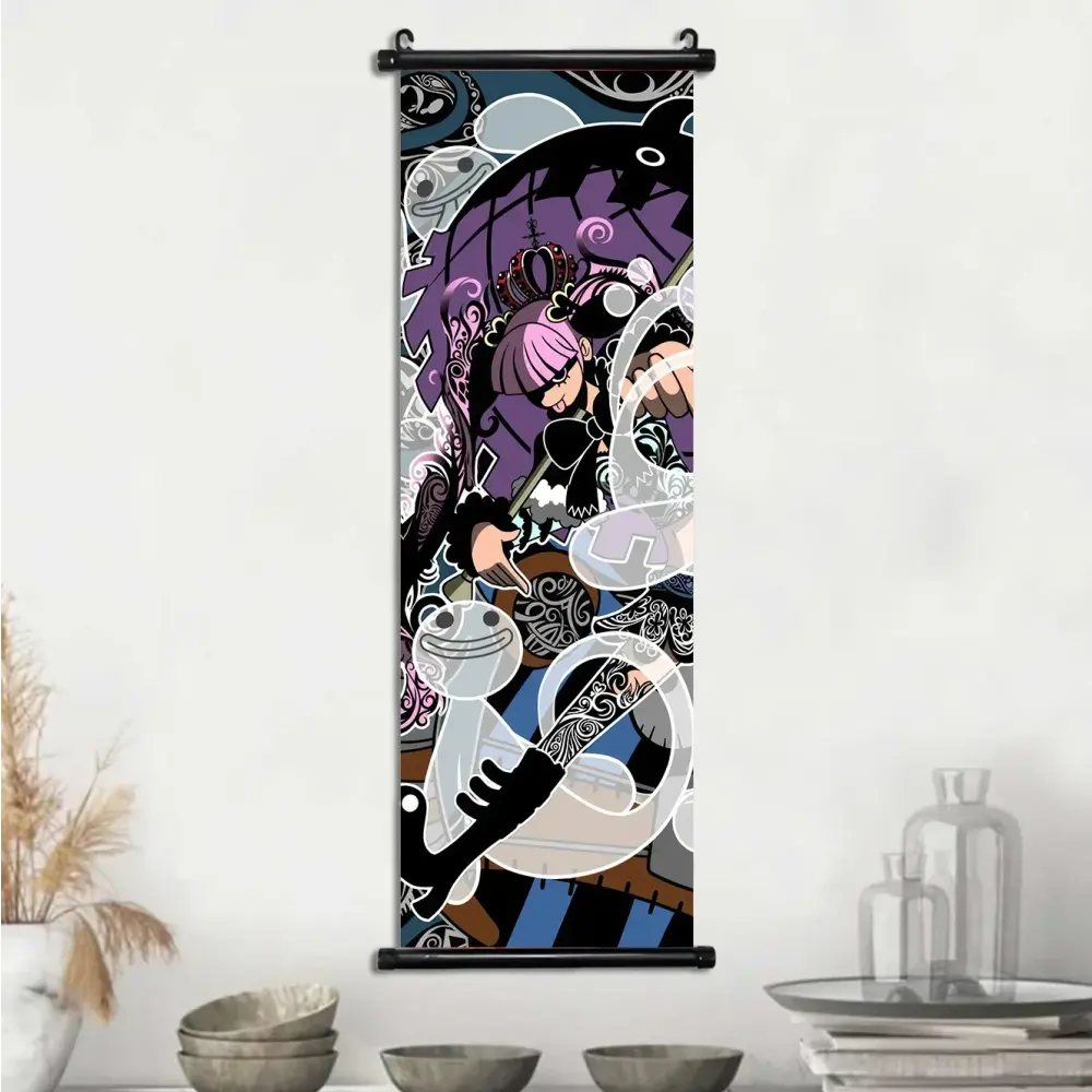 Toile Canvas Déroulante Nami, Boa Hancock & Yamato One Piece
