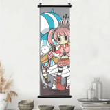 Toile Canvas Déroulante Nami, Boa Hancock & Yamato One Piece