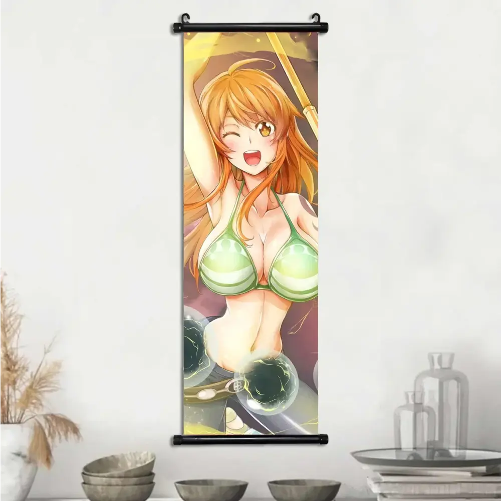 Toile Canvas Déroulante Nami, Boa Hancock & Yamato One Piece