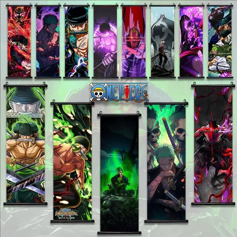 Toile Canvas déroulante Roronoa Zoro One Piece