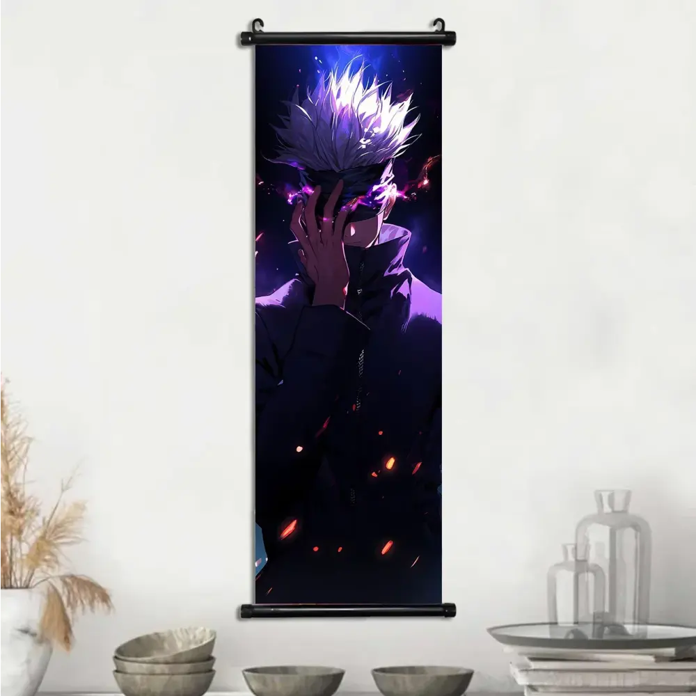 Toile Canvas Déroulante Satoru Gojo Jujutsu Kaisen