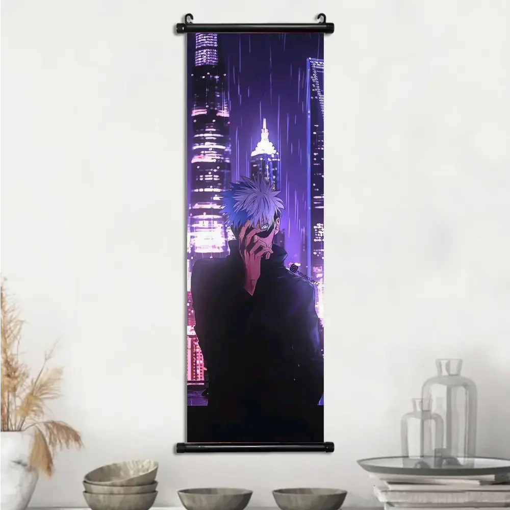 Toile Canvas Déroulante Satoru Gojo Jujutsu Kaisen