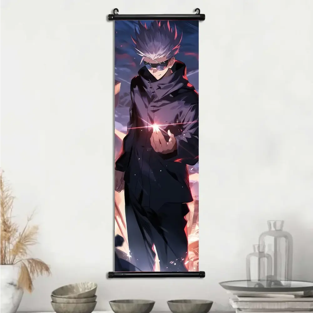 Toile Canvas Déroulante Satoru Gojo Jujutsu Kaisen