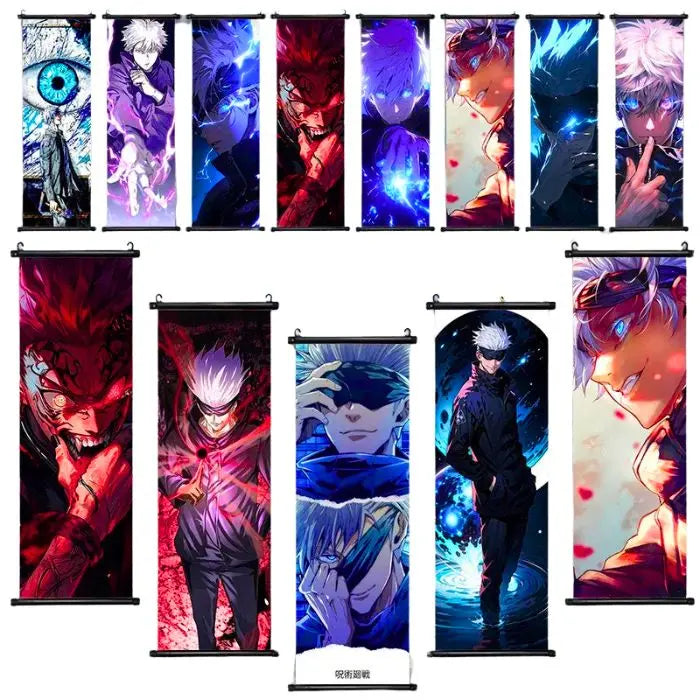 Toile Canvas Déroulante Satoru Gojo Jujutsu Kaisen