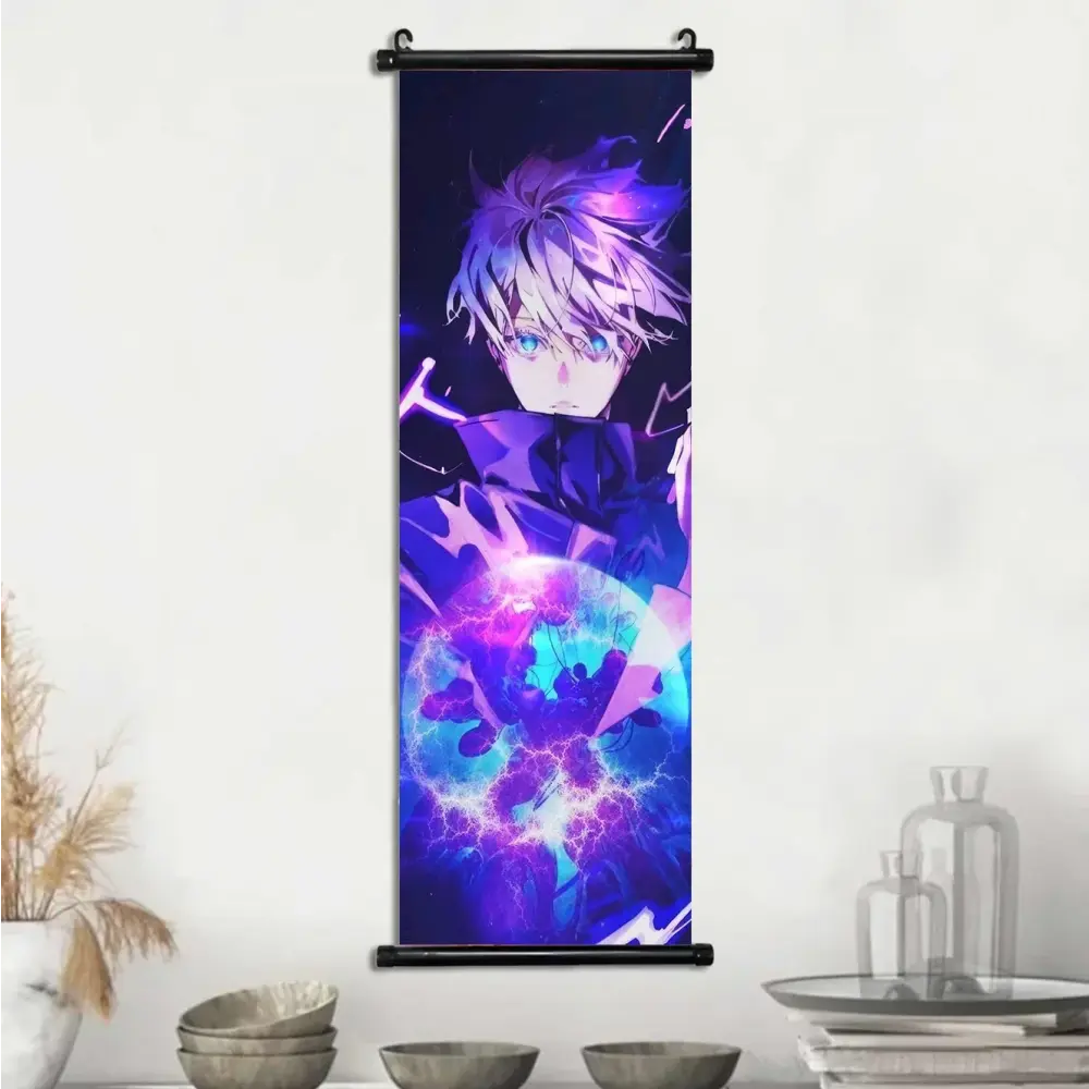 Toile Canvas Déroulante Satoru Gojo Jujutsu Kaisen