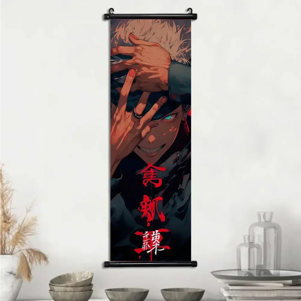 Toile Canvas Déroulante Satoru Gojo Jujutsu Kaisen
