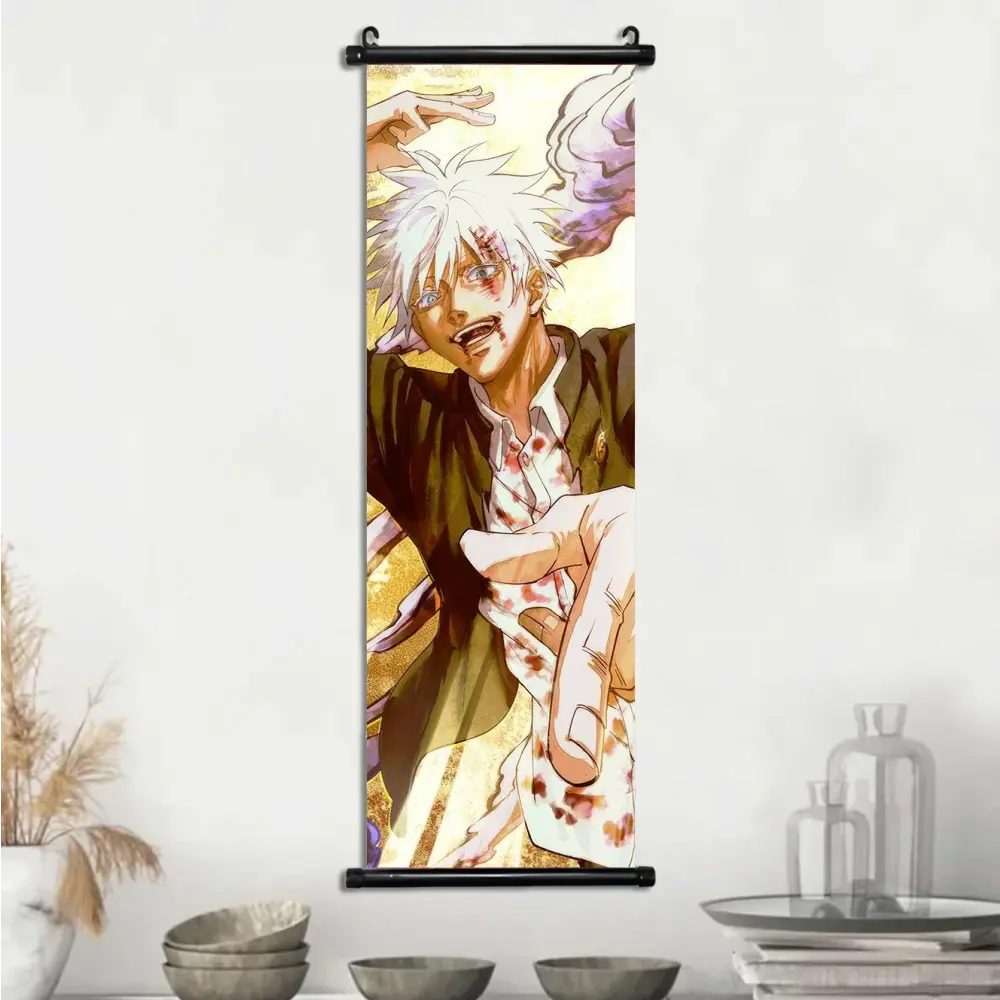 Toile Canvas Déroulante Satoru Gojo Jujutsu Kaisen