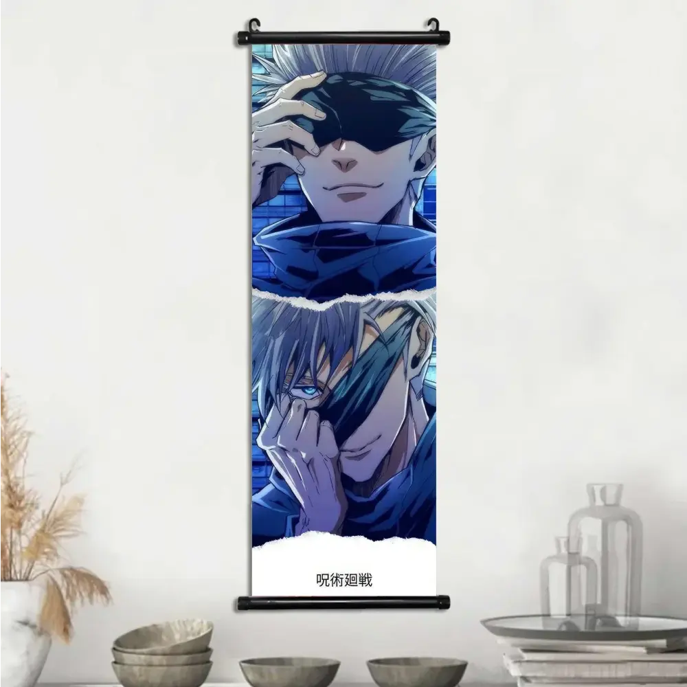 Toile Canvas Déroulante Satoru Gojo Jujutsu Kaisen