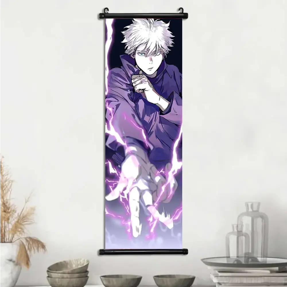 Toile Canvas Déroulante Satoru Gojo Jujutsu Kaisen
