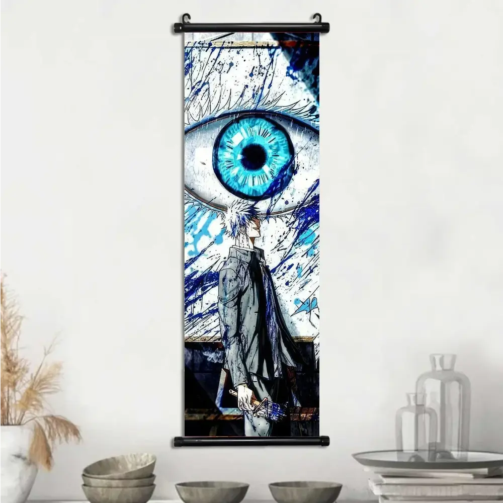 Toile Canvas Déroulante Satoru Gojo Jujutsu Kaisen
