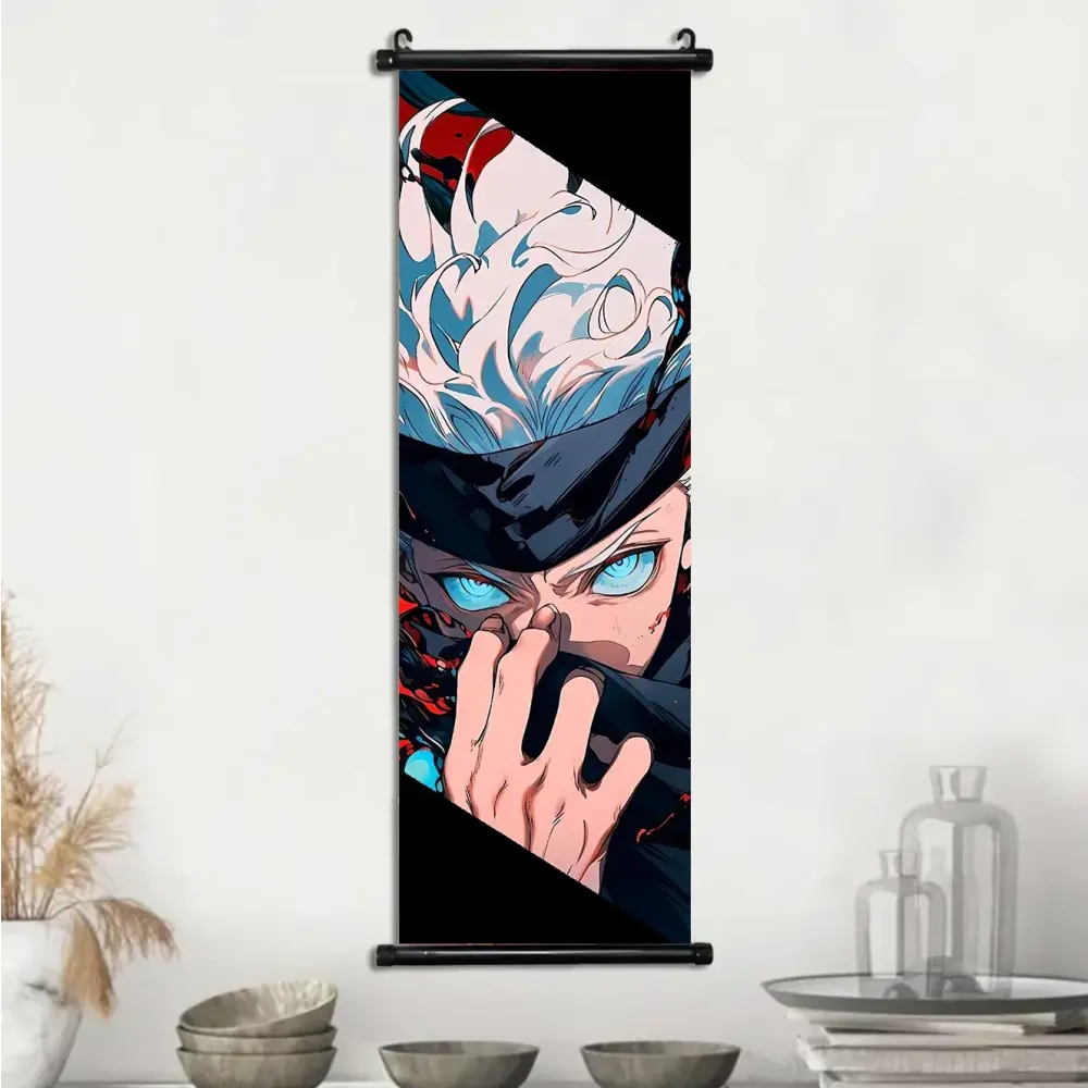 Toile Canvas Déroulante Satoru Gojo Jujutsu Kaisen