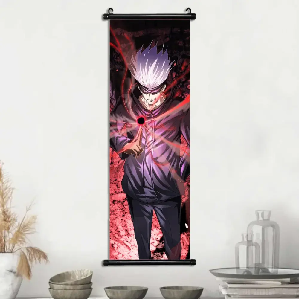 Toile Canvas Déroulante Satoru Gojo Jujutsu Kaisen