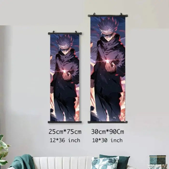 Toile Canvas Déroulante Satoru Gojo Jujutsu Kaisen
