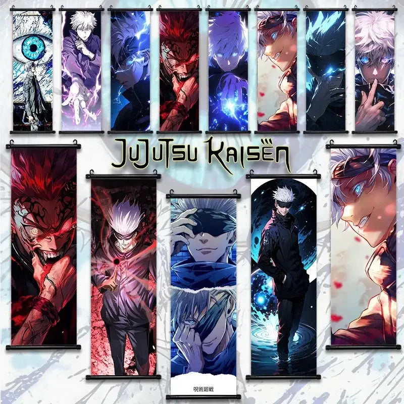 Toile Canvas Déroulante Satoru Gojo Jujutsu Kaisen
