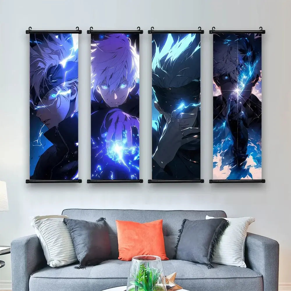 Toile Canvas Déroulante Satoru Gojo Jujutsu Kaisen