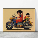 Toile Canvas Dragon Ball Z Poster Goku