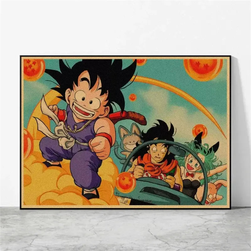Toile Canvas Dragon Ball Z Poster Goku