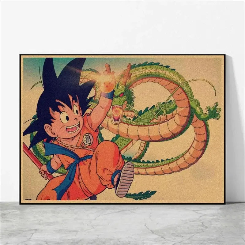 Toile Canvas Dragon Ball Z Poster Goku