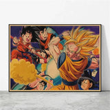 Toile Canvas Dragon Ball Z Poster Goku