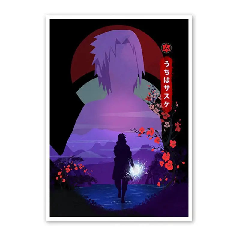 Toile Canvas Sasuke Uchiha Naruto Shippuden