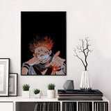 Toile Canvas Sukuna Jujutsu Kaisen