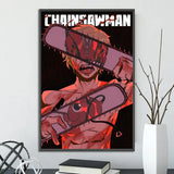 Toiles Chainsaw Man – Décoration Murale Autocollante
