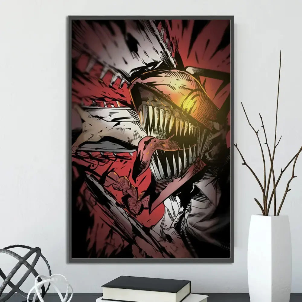 Toiles Chainsaw Man – Décoration Murale Autocollante