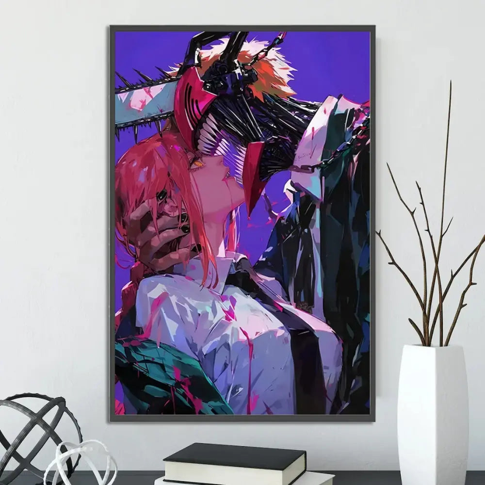 Toiles Chainsaw Man – Décoration Murale Autocollante