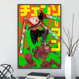 Toiles Chainsaw Man – Décoration Murale Autocollante