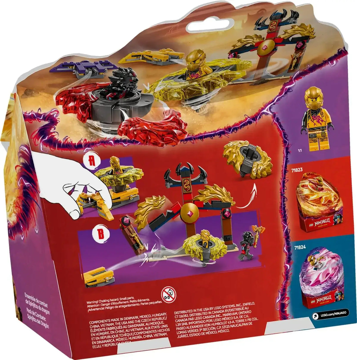 Toupies LEGO NINJAGO Dragon Battle