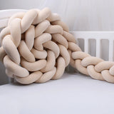 Tresse de lit bébé beige