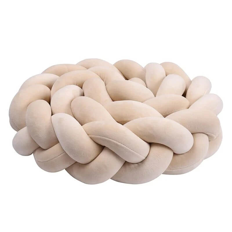 Tresse de lit bébé beige