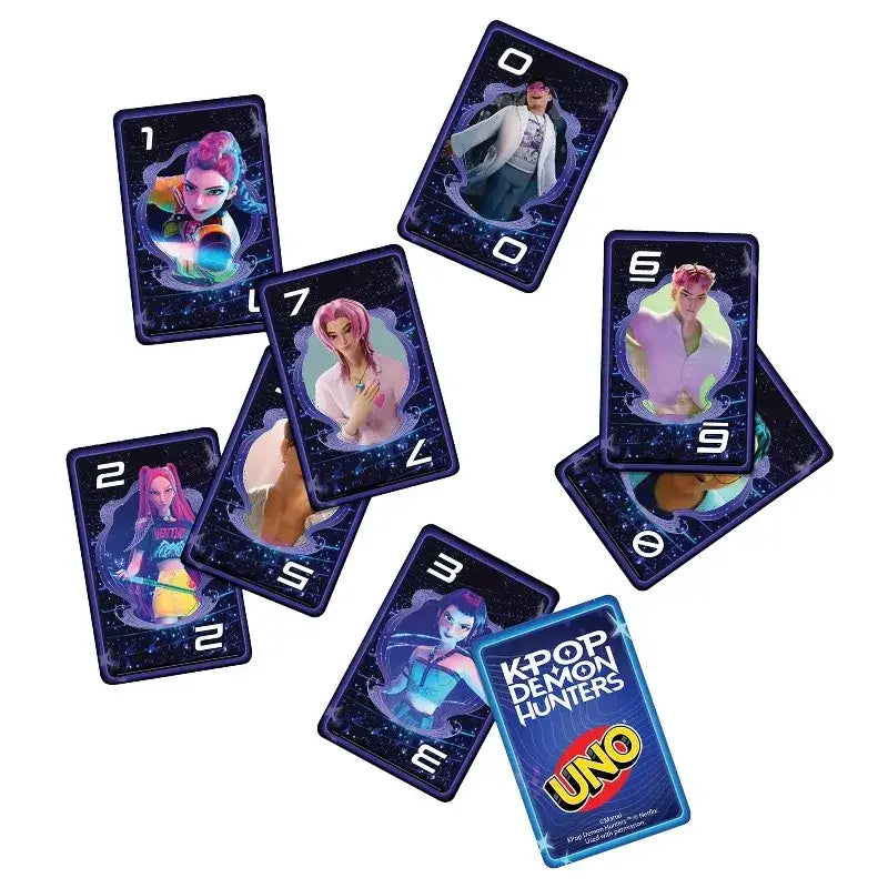 Cartes UNO K-POP Demon Hunters